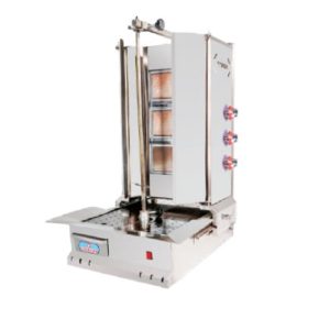 Emeksan 3'lü Motorlu Döner Ocağı 3 Radyanlı Döner Ocağı Gazlı Ce Belgeli