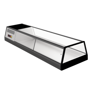 Ndustrio Düz Camlı Set Üstü Teşhir Ünitesi FLT-180