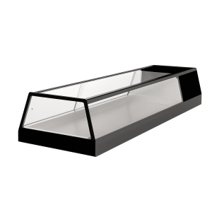 Ndustrio Düz Camlı Set Üstü Teşhir Ünitesi FLT-140